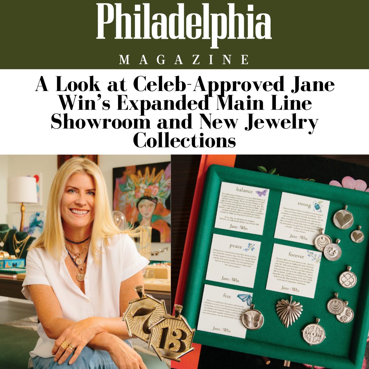 Press Highlight: Jane Win featured in Philadelphia Magazine