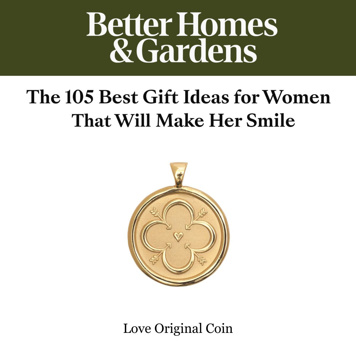 Press Highlight: Better Homes and Gardens: Best Gift Ideas to Make Women Smile