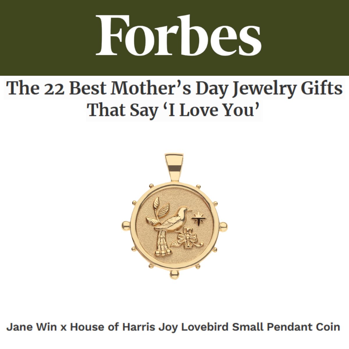 Press Highlight: Vogue's "Best Mother's Day Jewelry Gifts That Say 'I Love You'"