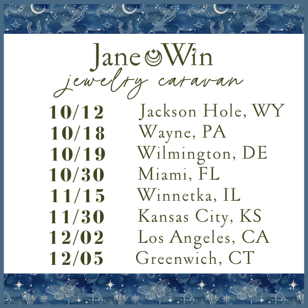 A Note from Jane: Join us on our jewelry caravan...