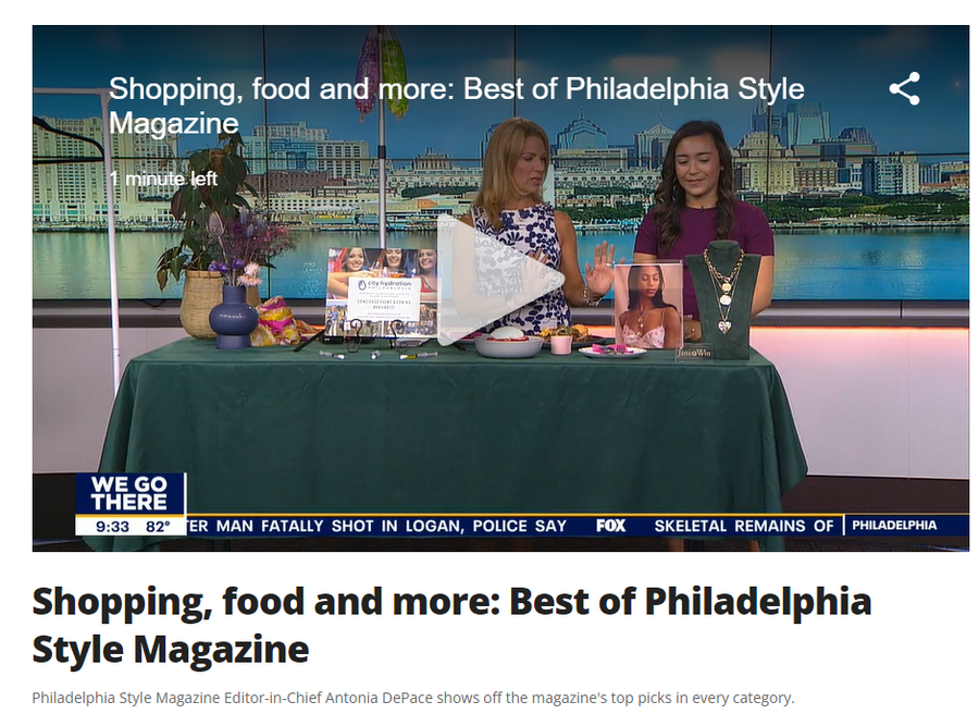 Fox29 Presents Best of Philadelphia Style: Jane Win Best Jewelry