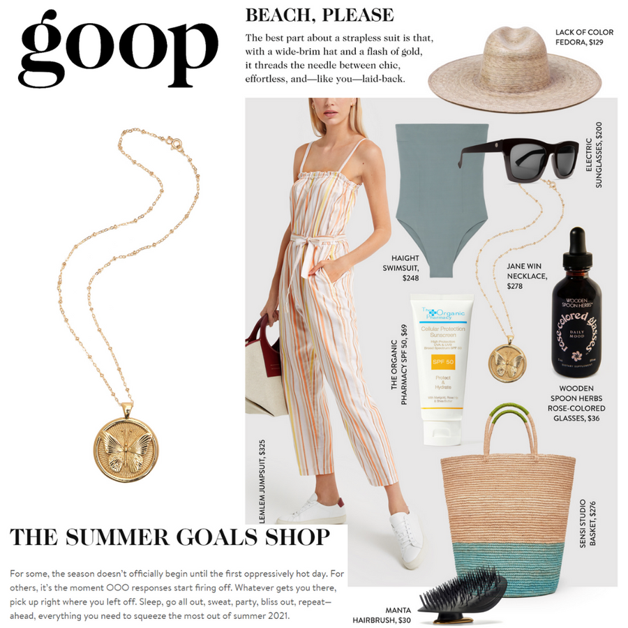 Press Highlight: Jane Win in Goop's "Summer Goals Shop"