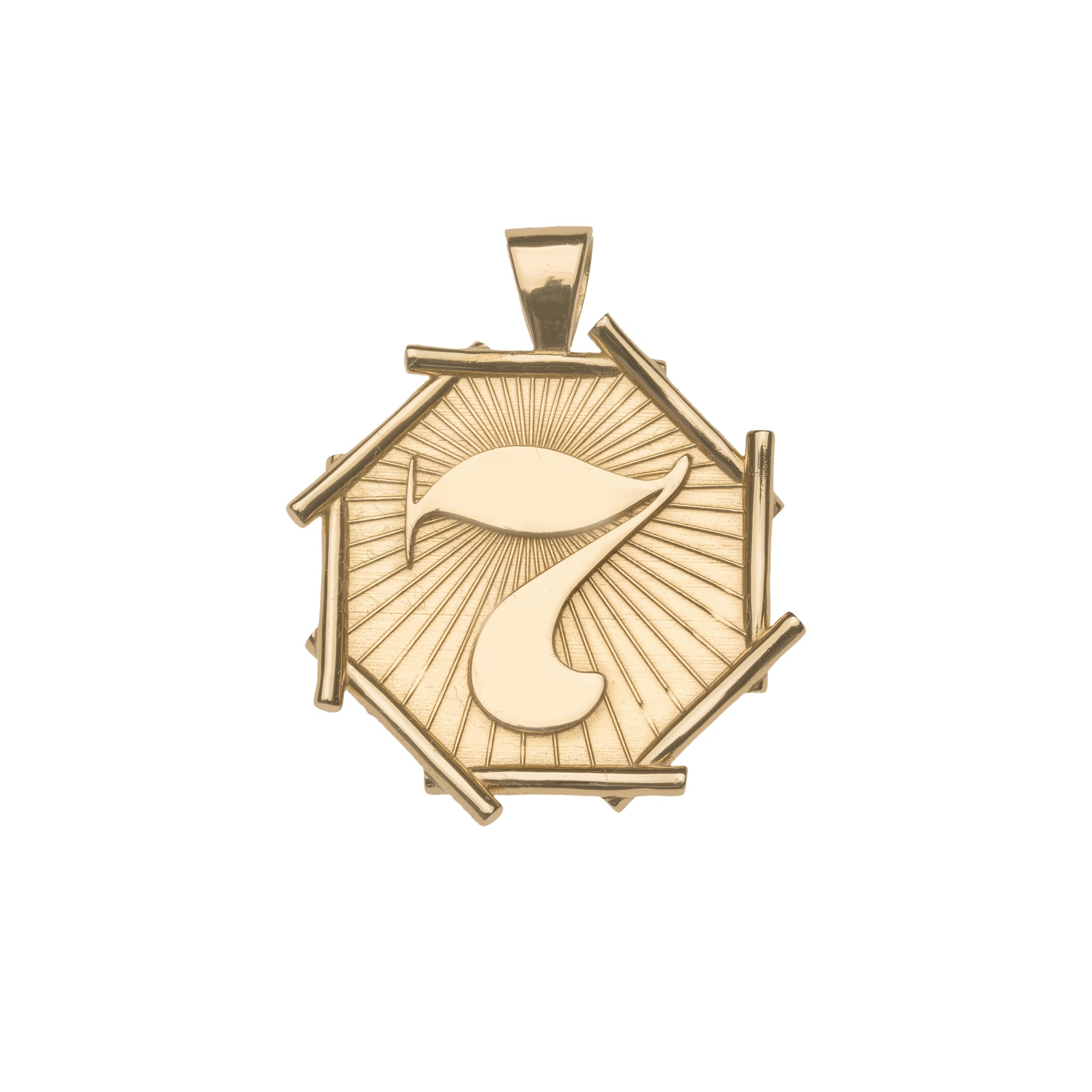 lucky brand bamboo LUCKY Bamboo Number 7 | Gold / 16-18" Beaded Satellite Chain | Jewellery Gift