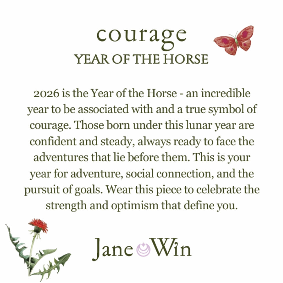 Jane Win Courage Year of the Horse card and meaning
