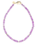 Gumdrop Beaded Necklace in Lilac