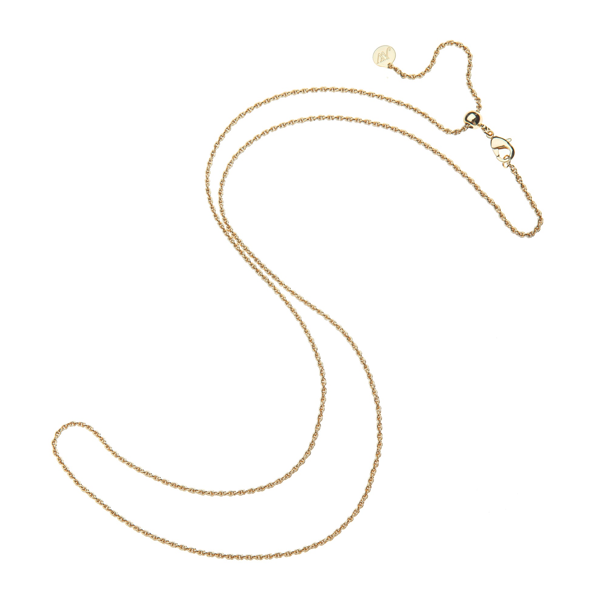 28 inch adjustable thin rope chain