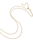28 inch adjustable thin rope chain