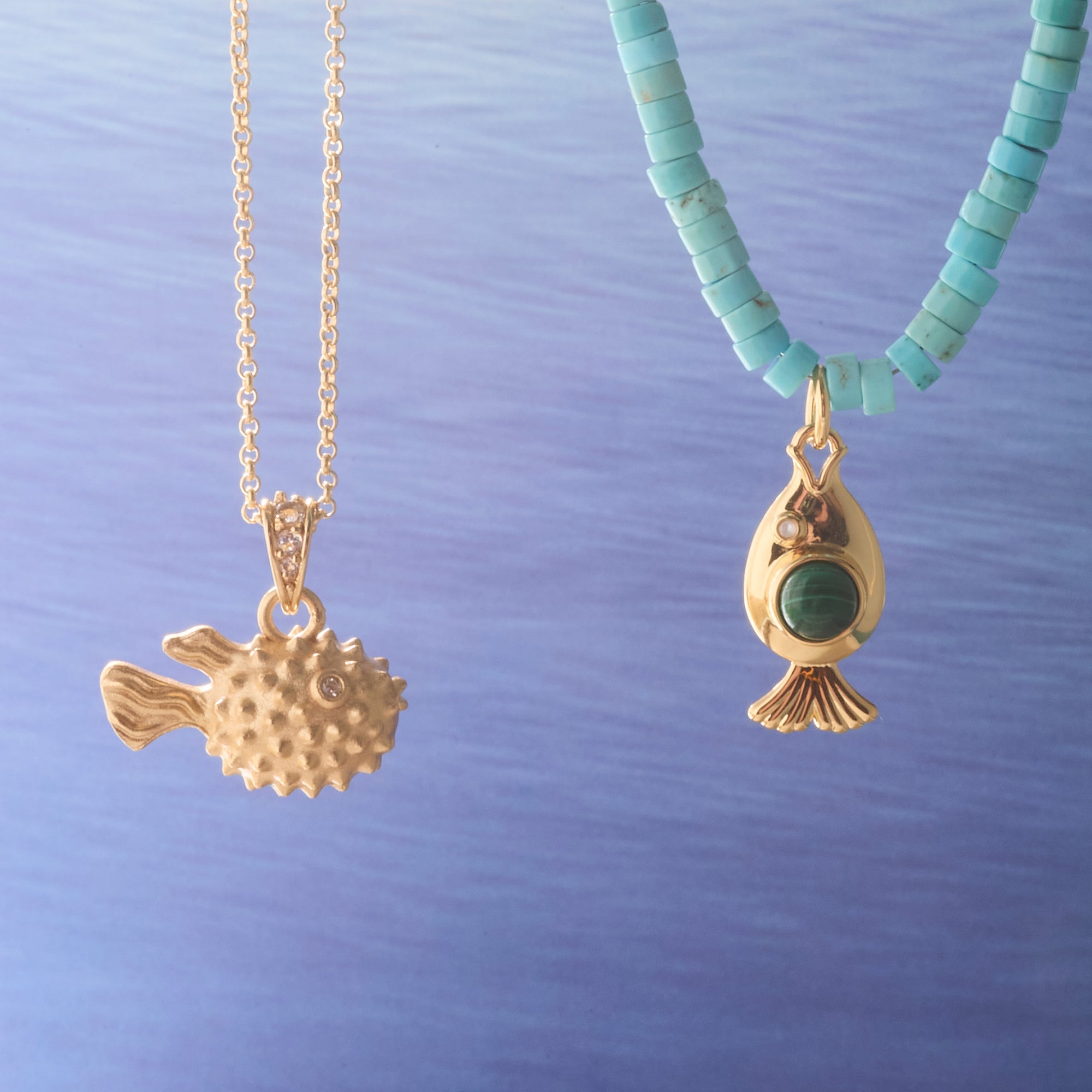 STRONG Puffer Fish Pendant