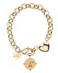 Limited Edition: JW Letter Coin and Little Bit of LOVE Rolo Bracelet Set