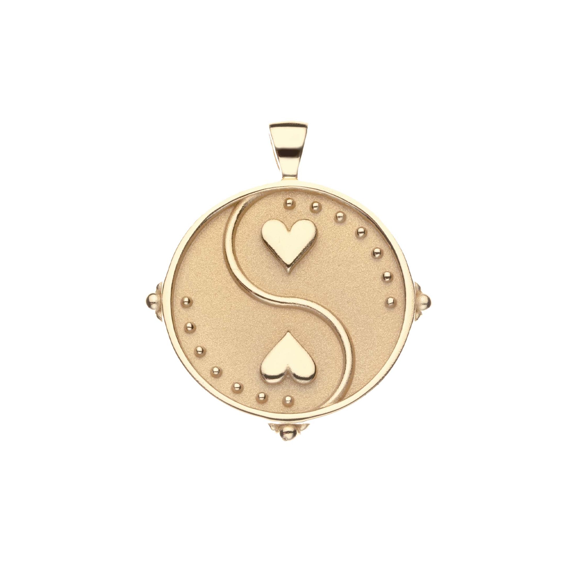 BALANCE JW Original Pendant Coin in Solid Gold