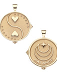 BALANCE JW Original Pendant Coin in Solid Gold