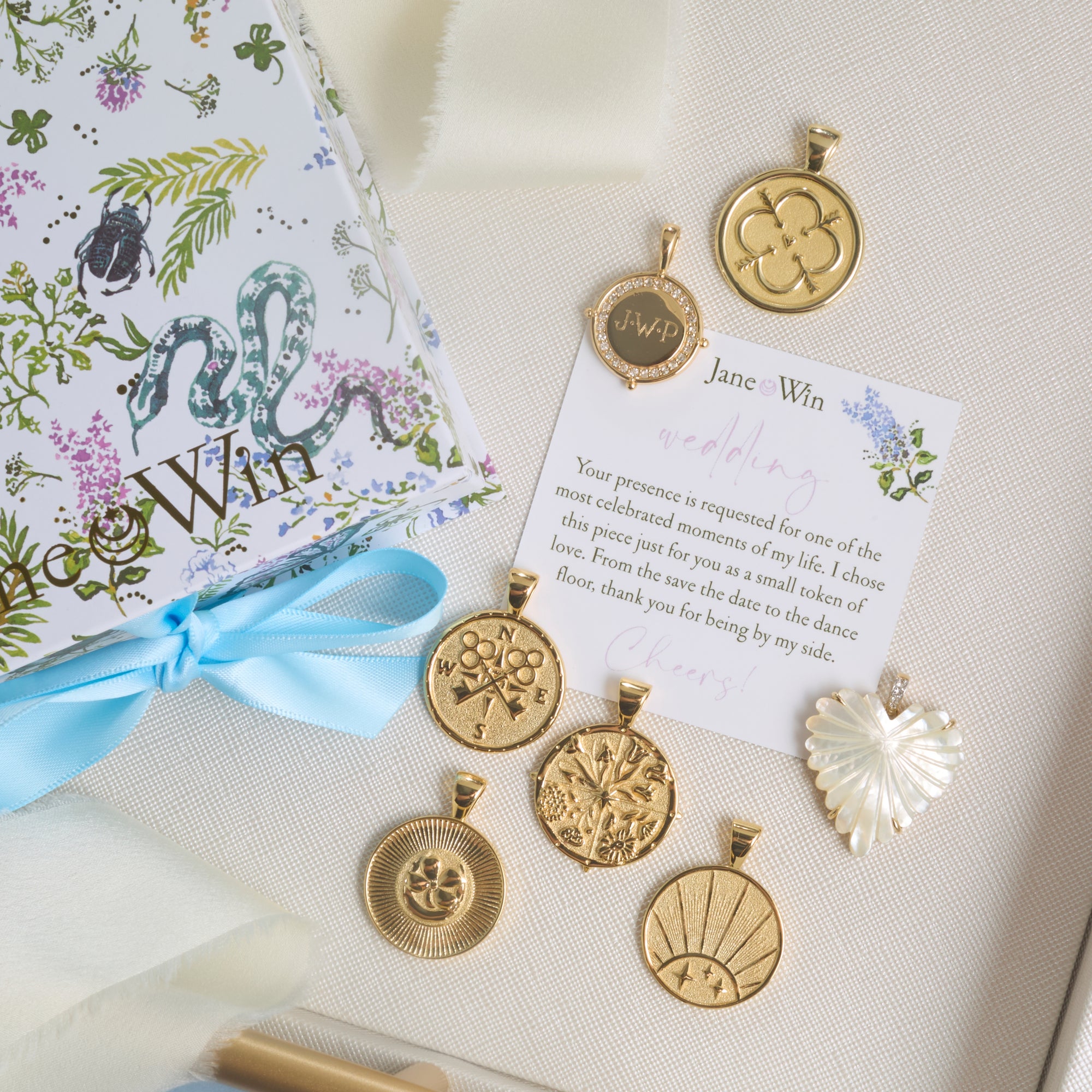 Bridal Collection: JW Small Pendant Coin