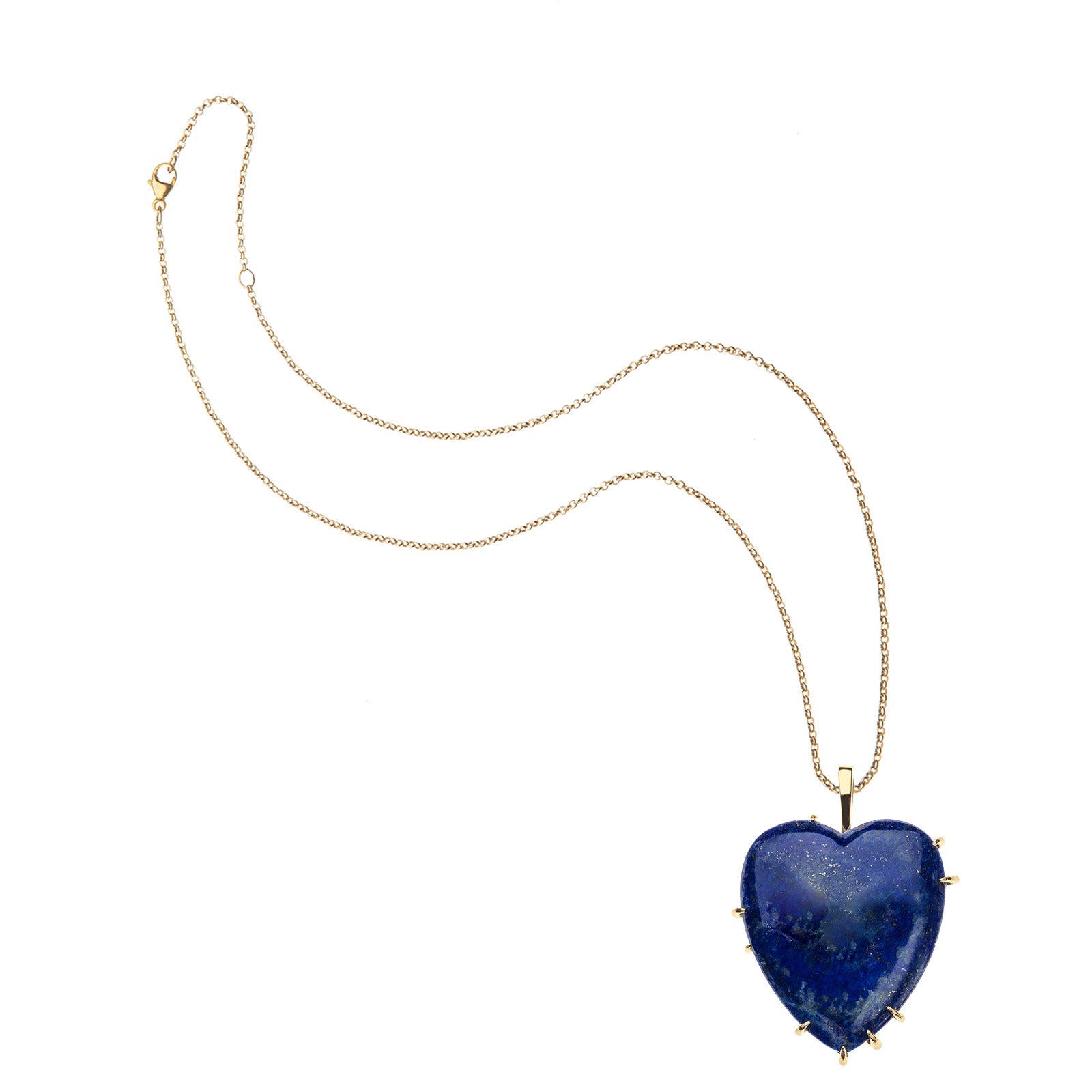 LOVE Carry Your Heart Pendant in Lapis – Jane Win Jewelry
