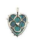 LOVE Carry Your Heart Pendant in Malachite
