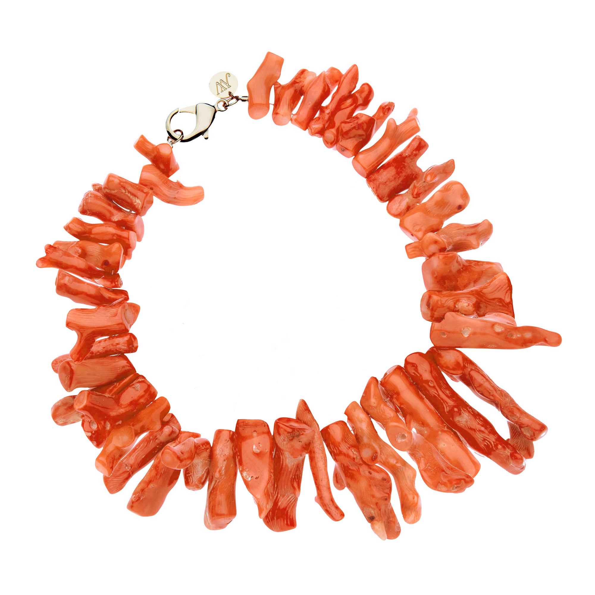Coral Statement Collar Necklace