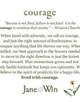 Jane Win Courage Card and Meaning