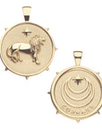 COURAGE JW Original Pendant Coin in Solid Gold SALE