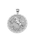 COURAGE Year of the Horse Pendant Coin in Silver