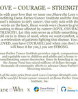 Love - Courage - Strength JW Baby Coin Bracelet in 10k Gold