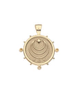 JW x House of Harris JOY Small Lovebird Pendant Coin in Solid Gold