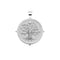 Silver Coin Featuring Tree of Life and Star Above Tree