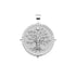 Silver Coin Featuring Tree of Life and Star Above Tree