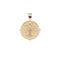 FAITH JW Small Pendant Coin in Solid Gold