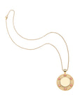 FOREVER Around The Sun Engravable Pendant in Pink Coral