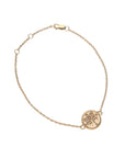 FOREVER JW Baby Coin Bracelet in 10k Gold