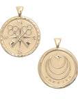 FOREVER JW Original Pendant Coin in Solid Gold