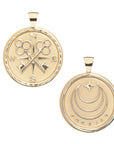 FOREVER JW Original Pendant Coin in Solid Gold