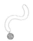 Silver FREE Coin on Drawn Link Chain