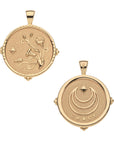 Gold Coin Featuring Morning Glory Design (Front) and Moon and Star logo with word GRACE underneath (back)