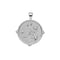 Silver Coin Featuring Morning Glory Flower Design