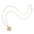 Grace petite embellished coin on satellite chain