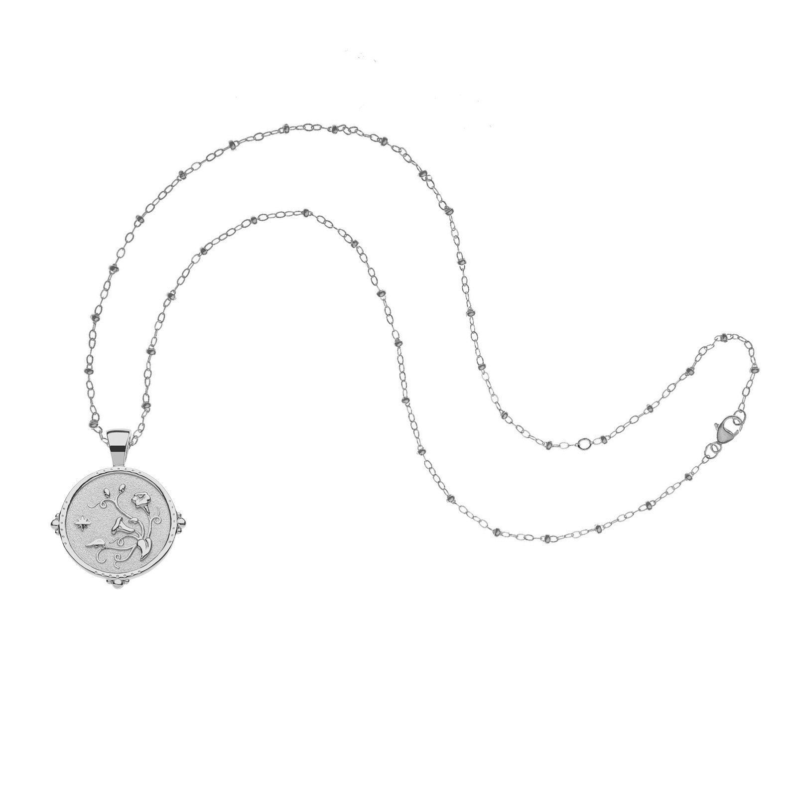 Silver grace coin on satellite chain