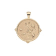 Gold Coin with Floral Design