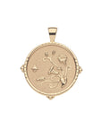 Gold Coin with Floral Design