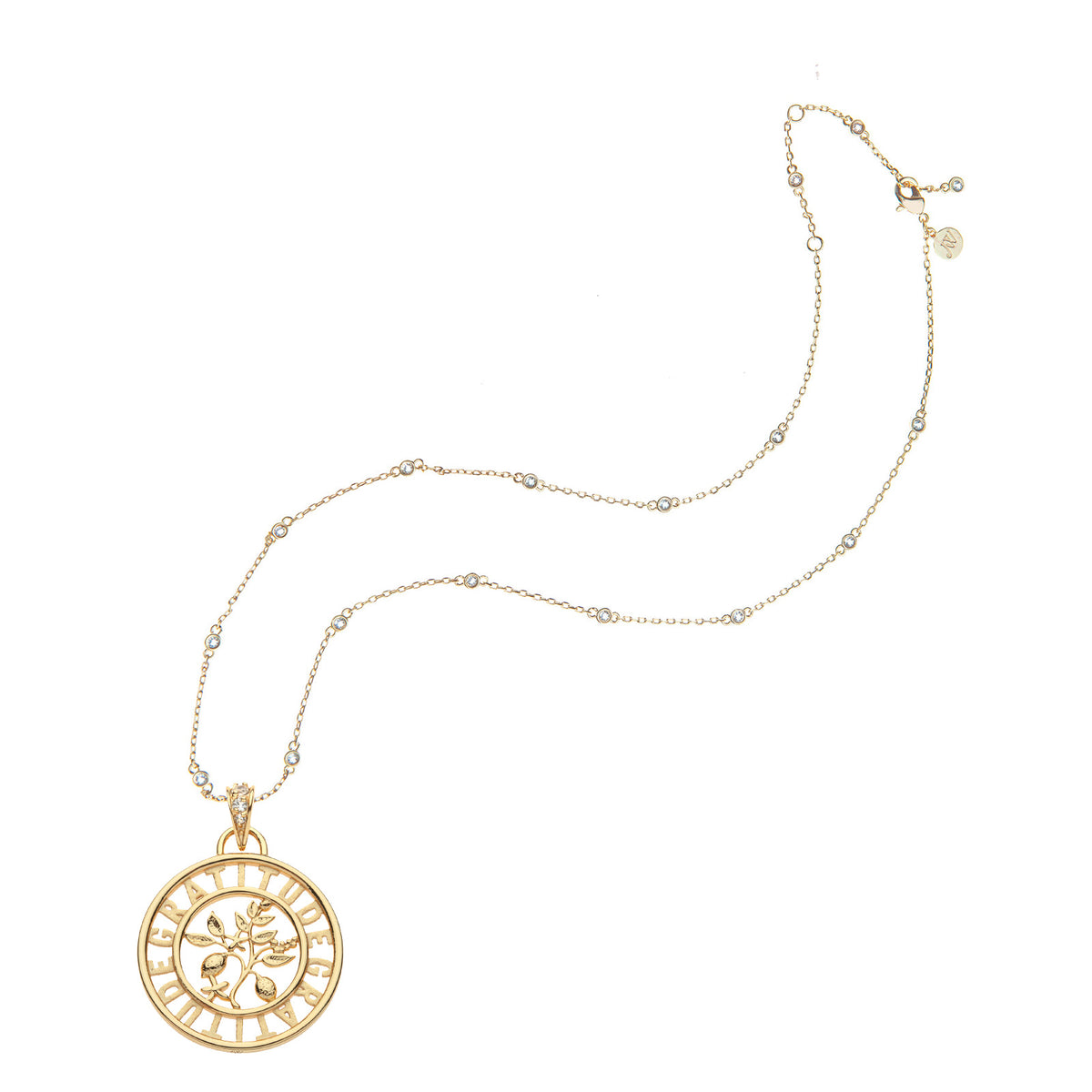 GRATITUDE Cutout Word Coin
