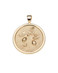 GRATITUDE JW Original Pendant Coin in Solid Gold