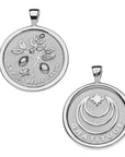 GRATITUDE JW Original Pendant Coin in Silver