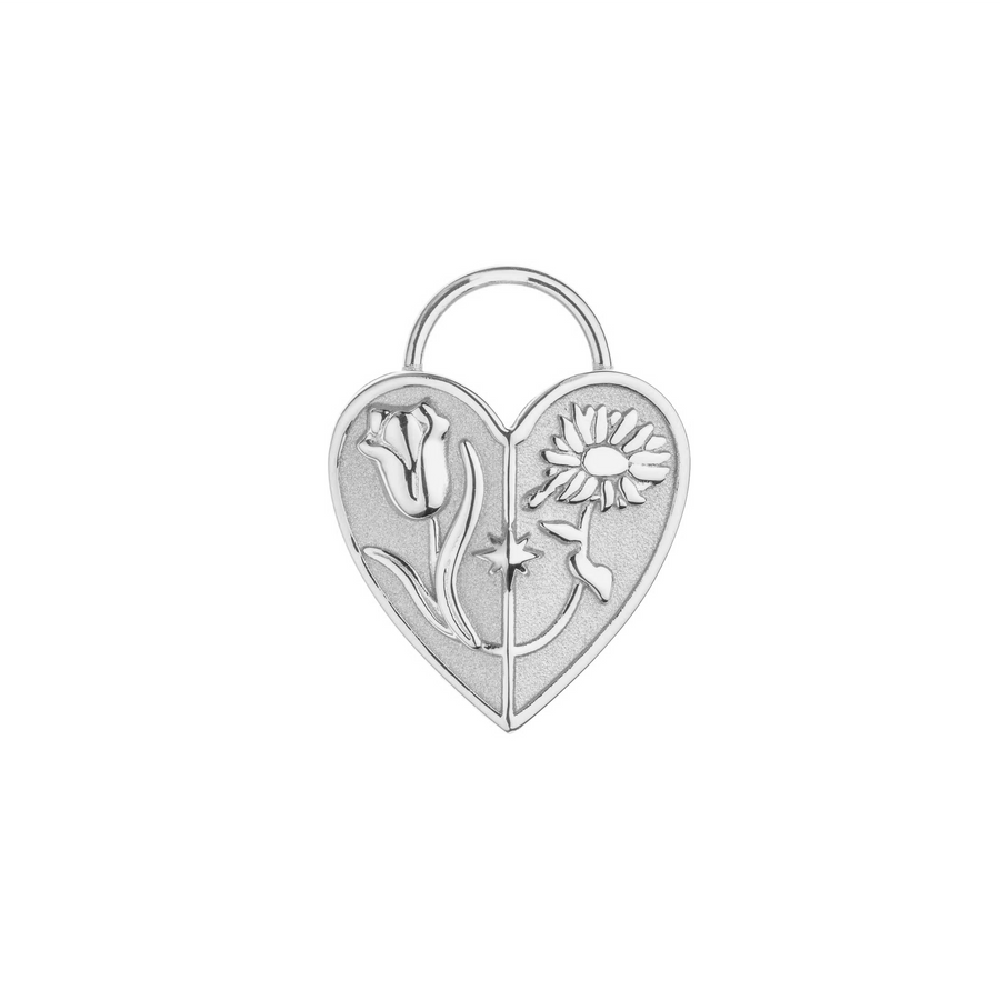 HOPE Four Seasons Heart Pendant in Silver