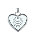 HOPE Through All the Seasons Heart Pendant in Silver
