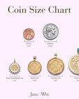 Coin size comparison chart