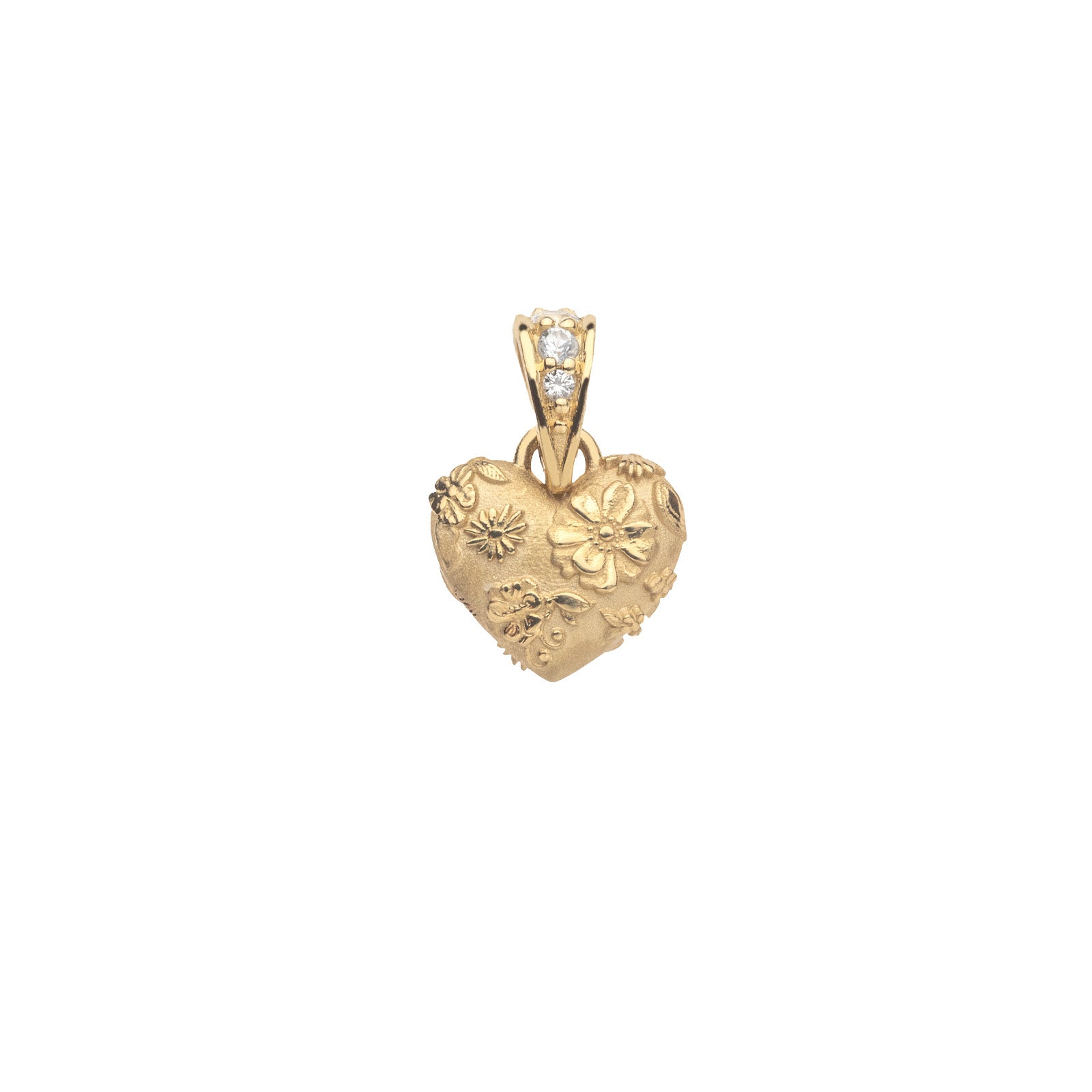 JW x Lewis Miller NYC Heart Pendant in Solid Gold