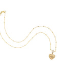 JW x Lewis Miller NYC Heart Pendant in Solid Gold