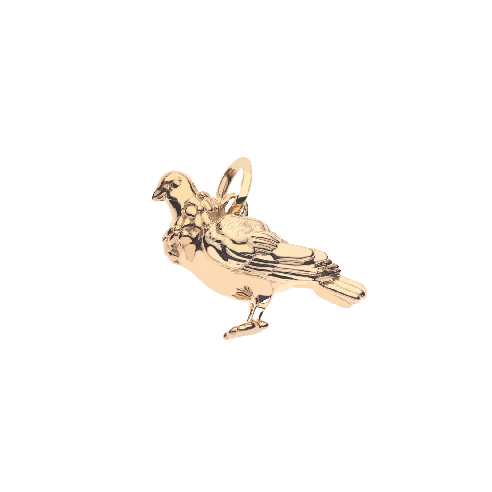 JW x Lewis Miller NYC Pigeon Pendant in Solid Gold