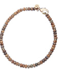 Gumdrop Beaded Necklace in Picture Jasper