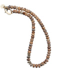 Gumdrop Beaded Necklace in Picture Jasper