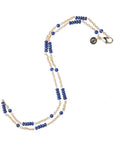 Jewel Box Carved Lapis Station Necklace